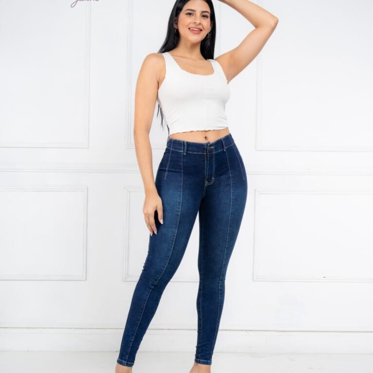 Pantalón jean azul strech RM732