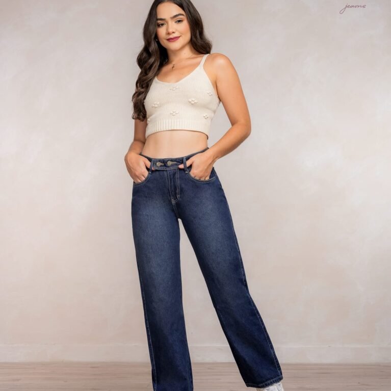 Pantalón clásico jeans mujer RM722