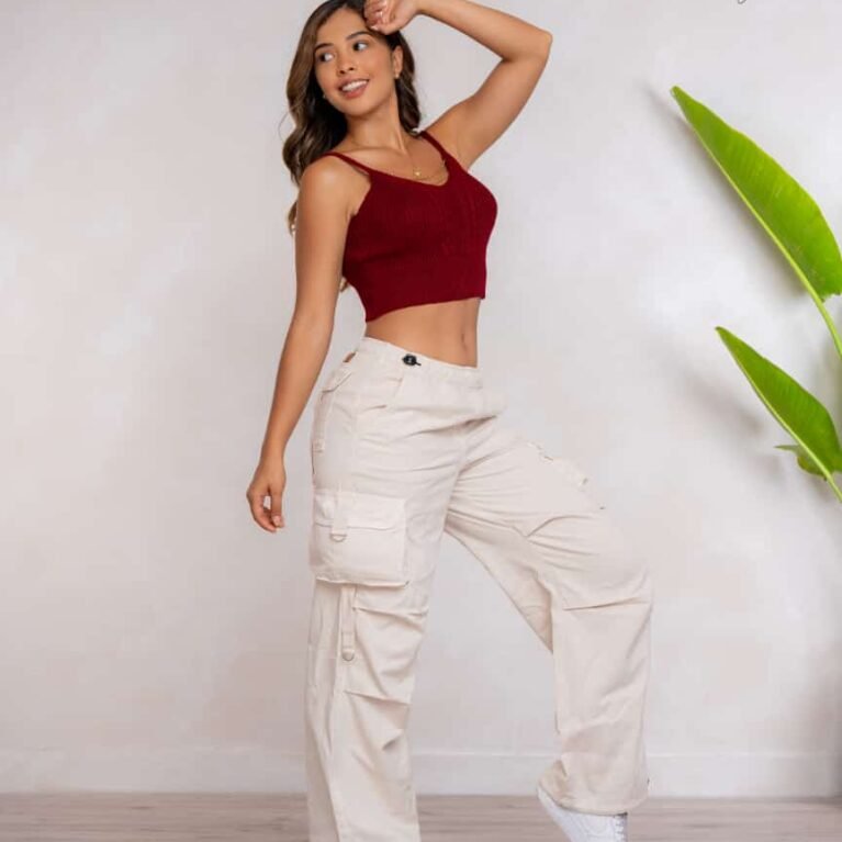 Jeans Parachute Blanco RM729